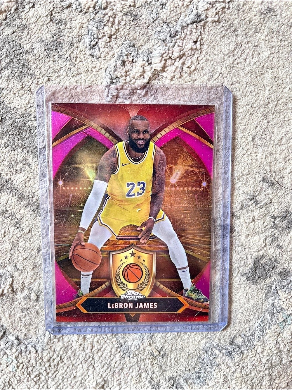 Topps 2024-25 Topps Chrome LeBron James #BOD-1/Optic Franchise Features Lot of 2